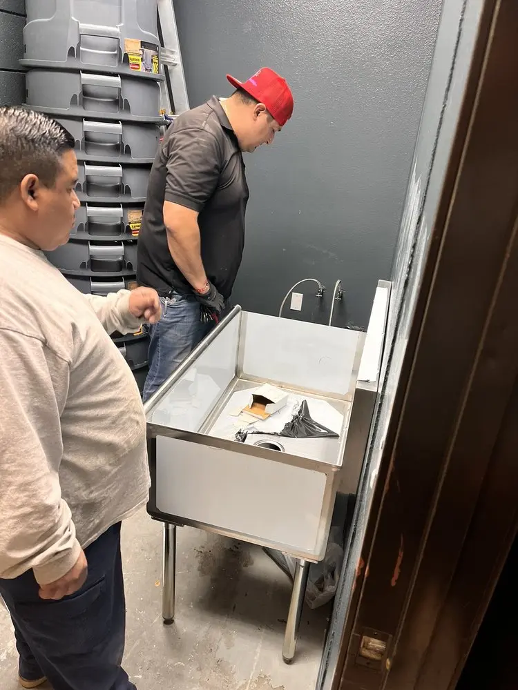 Commercial plumbing and sink installation in Eldorado at Santa Fe